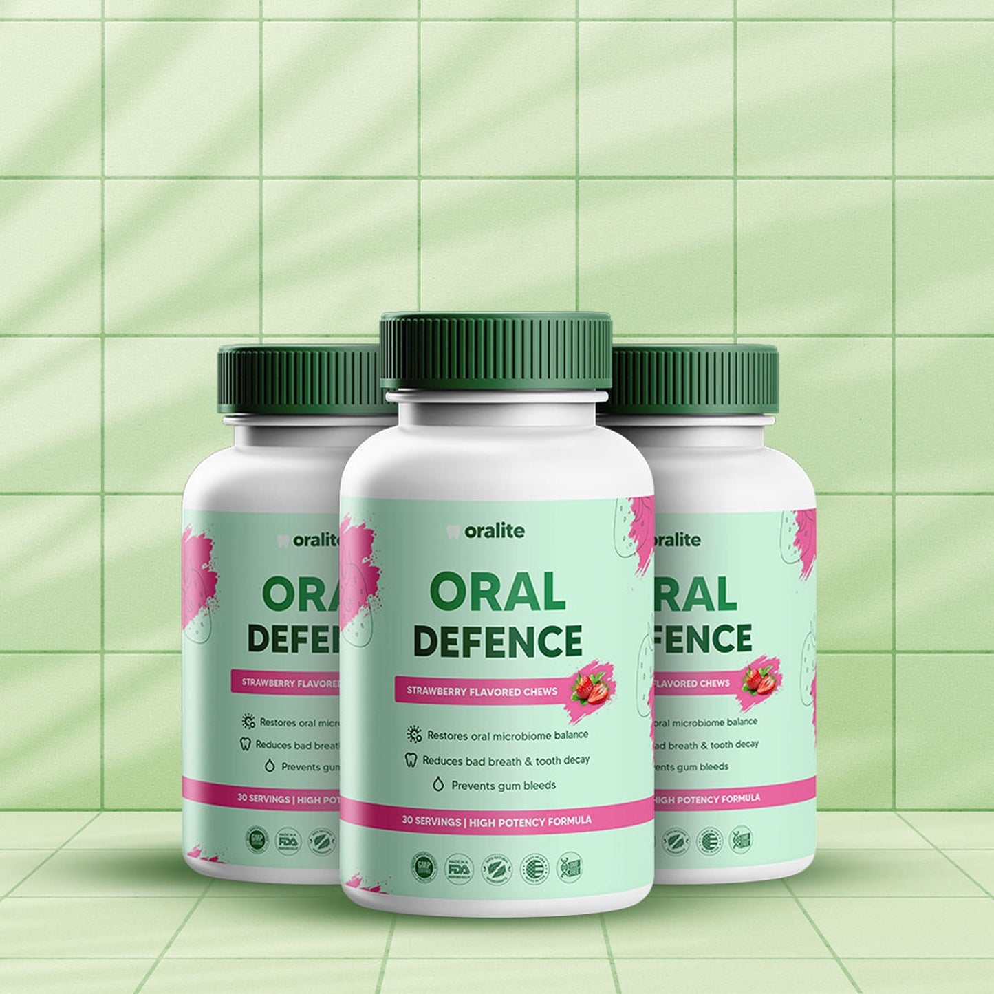 Oral Defence – Maximum Potency Oral Microbiome Restoration by Oralite